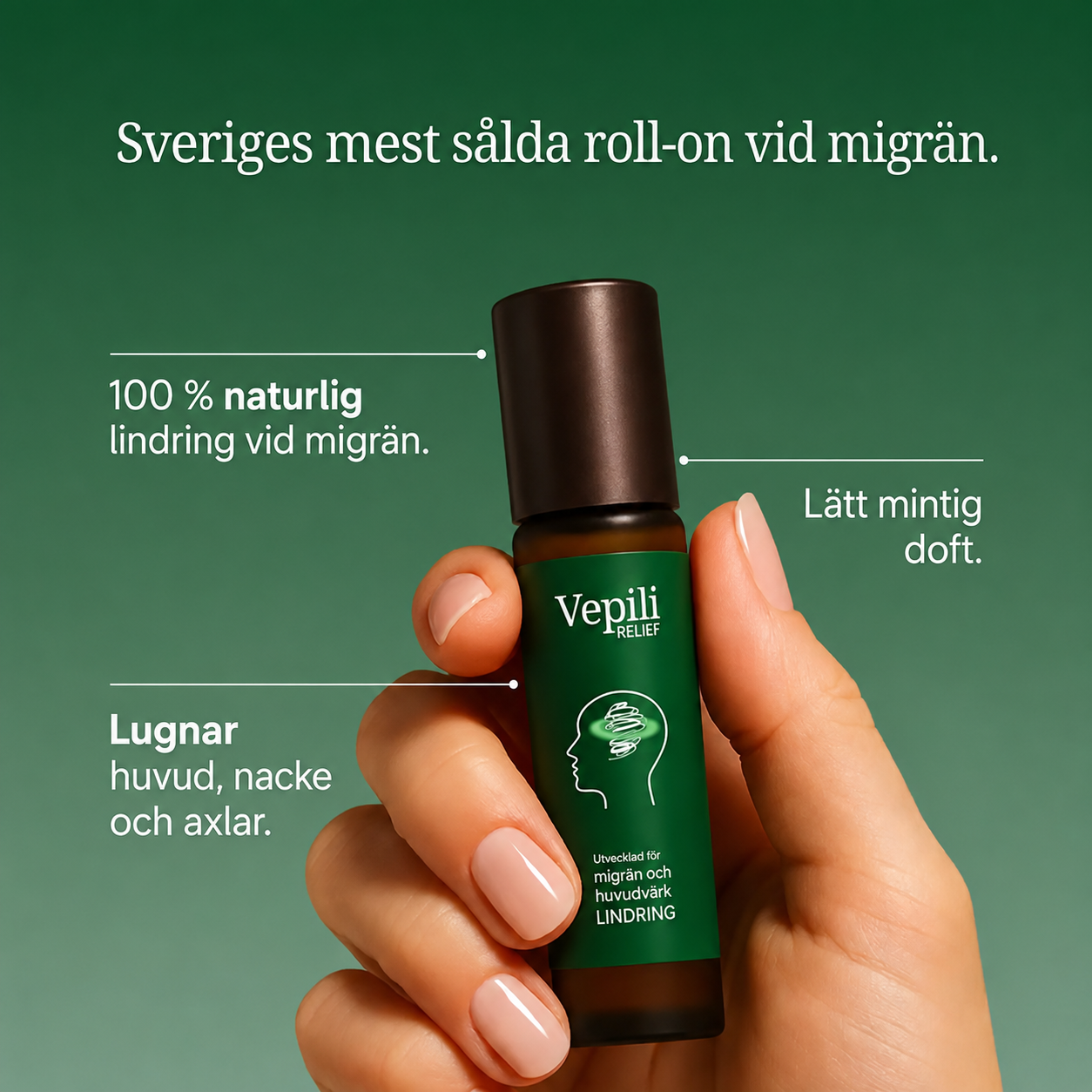 New Vepili Migraine Relief Roll-On