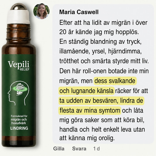 New Vepili Migraine Relief Roll-On