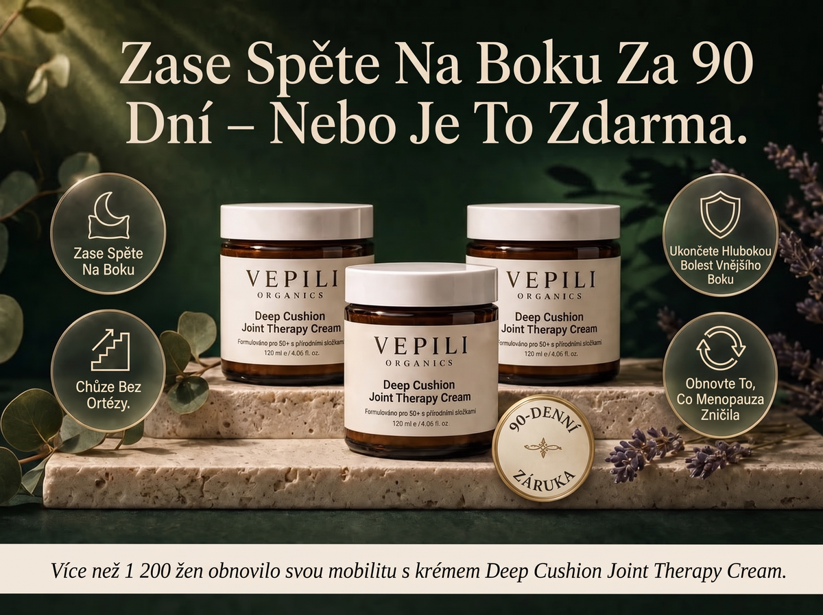 3X Vepili Organics Hloubková úleva – regenerační krém na bolavé klouby