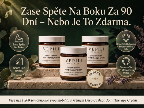 3X Vepili Organics Hloubková úleva – regenerační krém na bolavé klouby