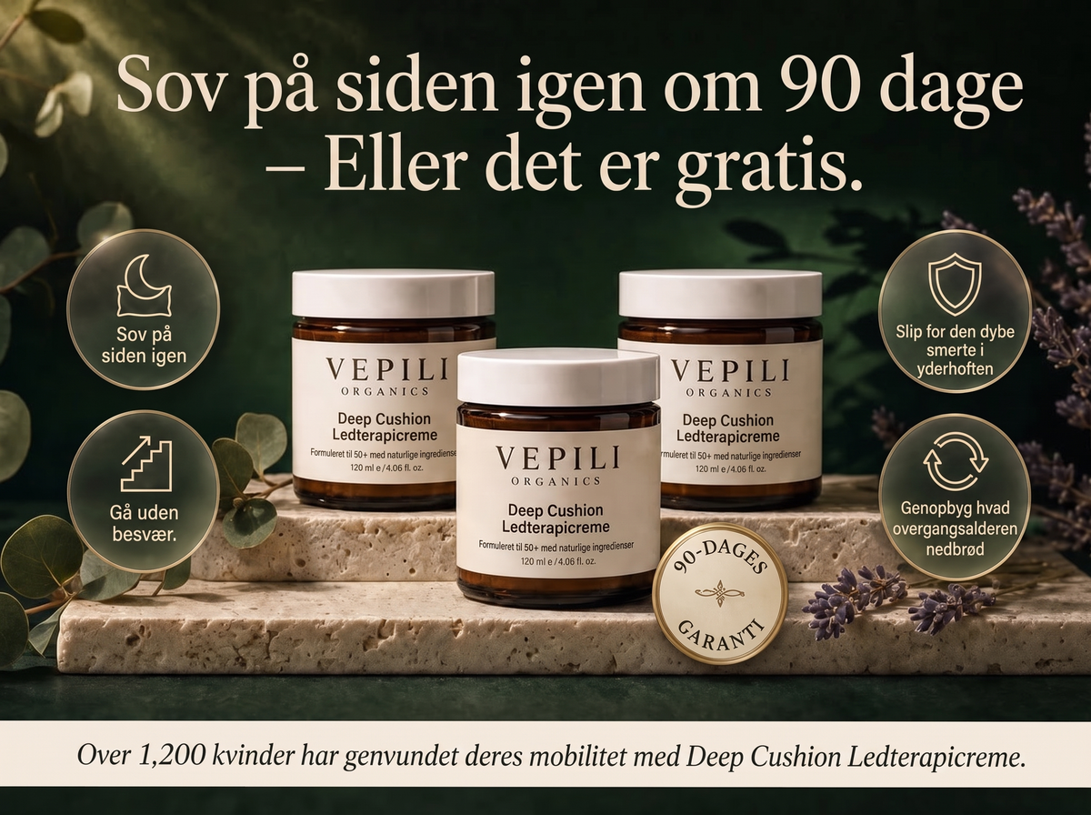 3X Vepili Organics Dybdevirkende Ledcreme – Polstring og Lindring til Ømme, Stive Led