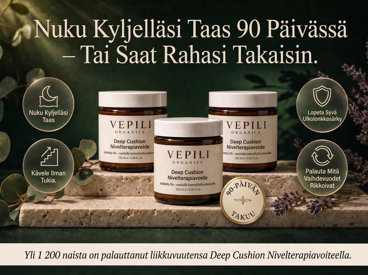 2X Vepili Organics Deep Cushion – syvävaikutteinen nivelvoide