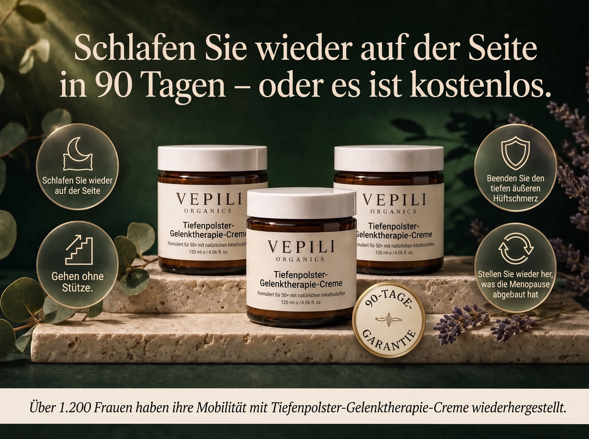 2X Vepili Organics Gelenk-Intensivcreme mit Tiefenpolster-Effekt