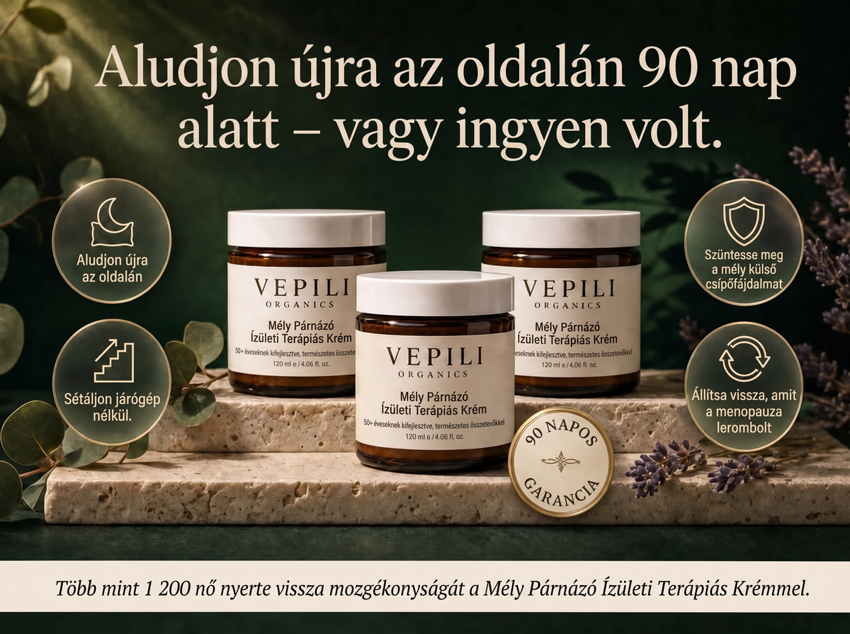 3X Vepili Organics Mélyhatású ízületápoló krém – párnázó komfort a fájó ízületeknek