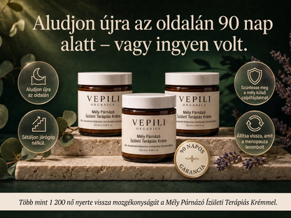 3X Vepili Organics Mélyhatású ízületápoló krém – párnázó komfort a fájó ízületeknek