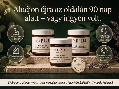 3X Vepili Organics Mélyhatású ízületápoló krém – párnázó komfort a fájó ízületeknek