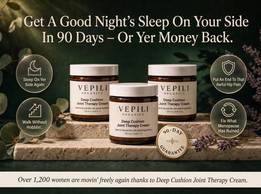 Vepili Organics Deep Cushion Joint Relief Cream – Soothing Support for Stiff, Achy Joints