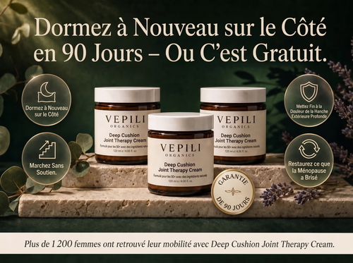 3X Vepili Organics Crème Articulations Confort Profond – Soin Intensif