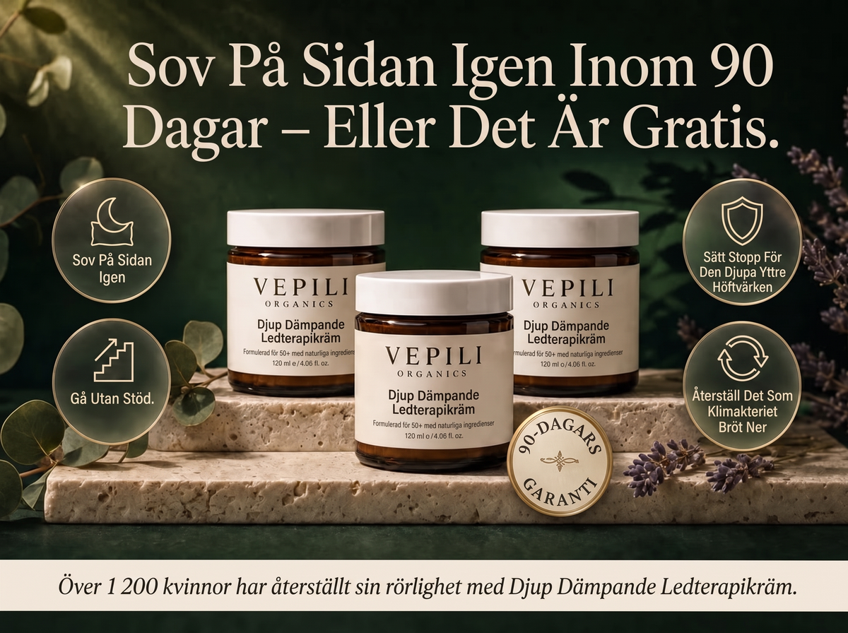 3X Vepili Organics djupverkande ledkräm – lindring och rörlighet för stela, ömma leder