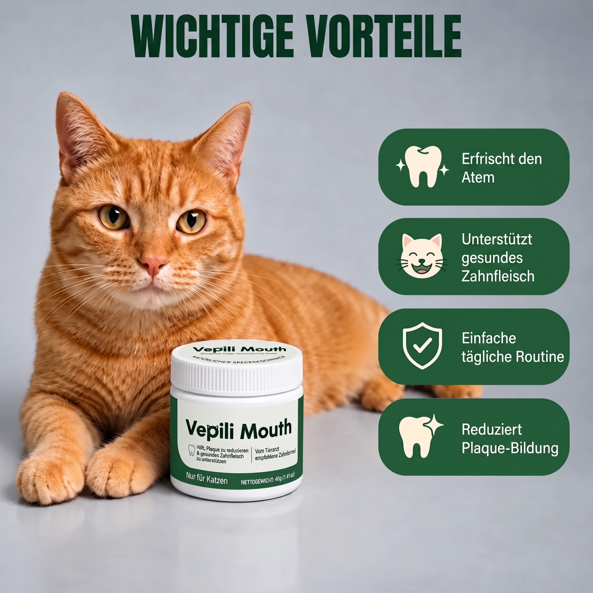 Vepili Maulpflege für Katzen