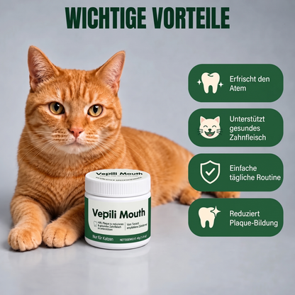 2x Vepili Maulpflege für Katzen
