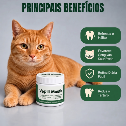 3x Vepili Higiene Oral para Gatos