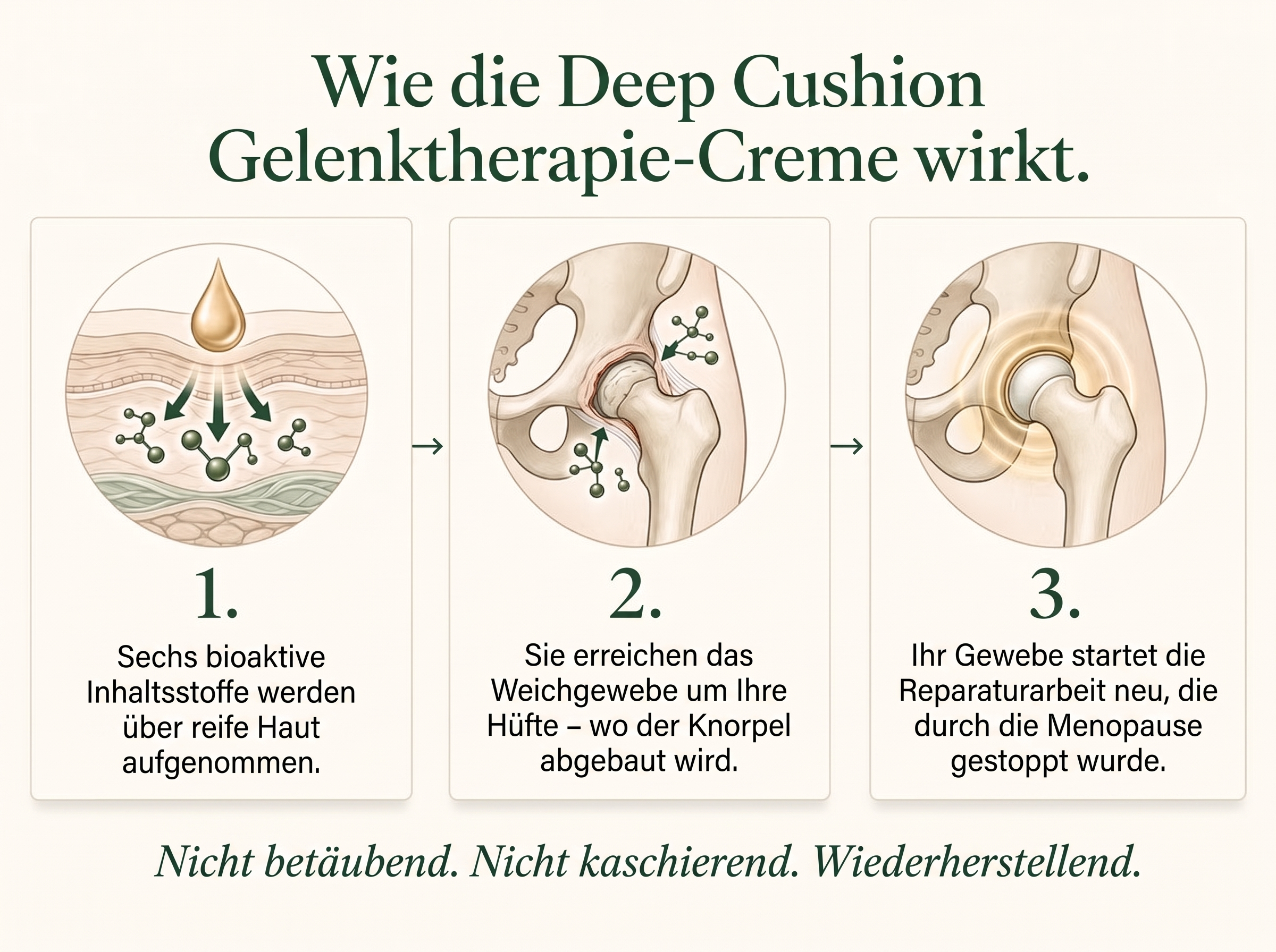 Vepili Organics Deep Cushion Gelenkcreme – Intensivpflege für bewegliche Gelenke