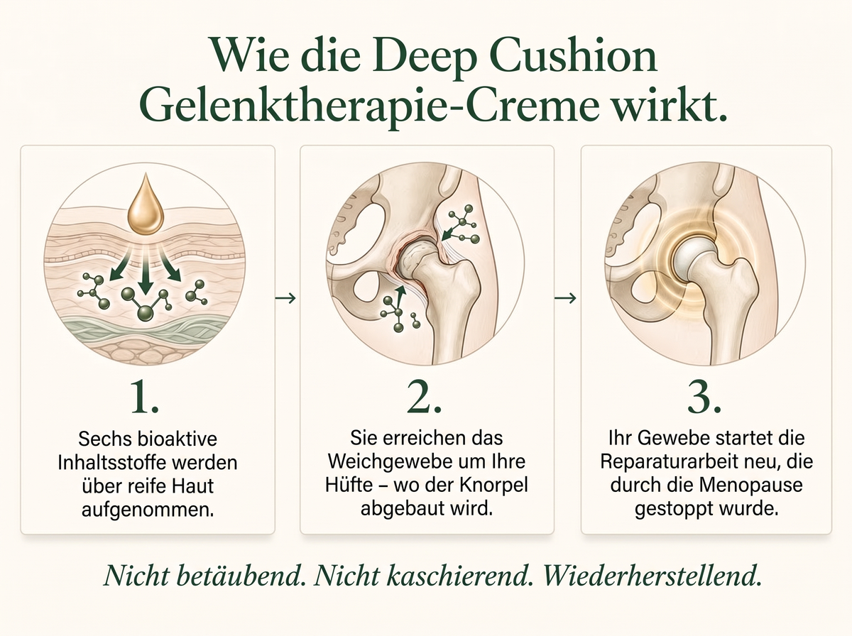 2X Vepili Organics Deep Cushion Gelenkcreme – Intensivpflege für bewegliche Gelenke