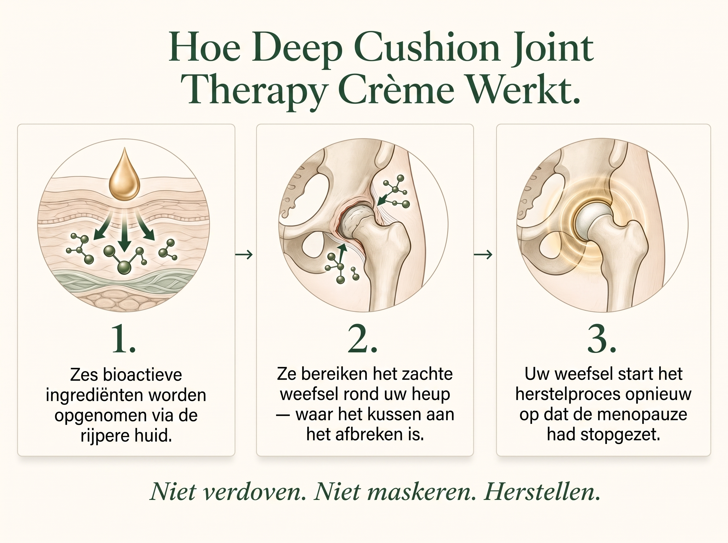 Vepili Organics Deep Cushion Gewrichtscrème – Intensieve Verzorging voor Soepele Gewrichten