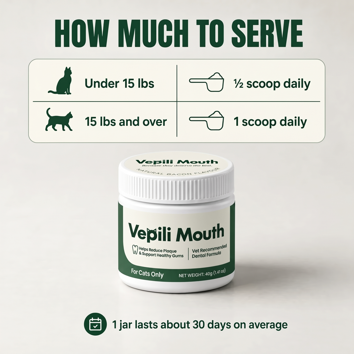 2x Vepili Oral Care for Cats