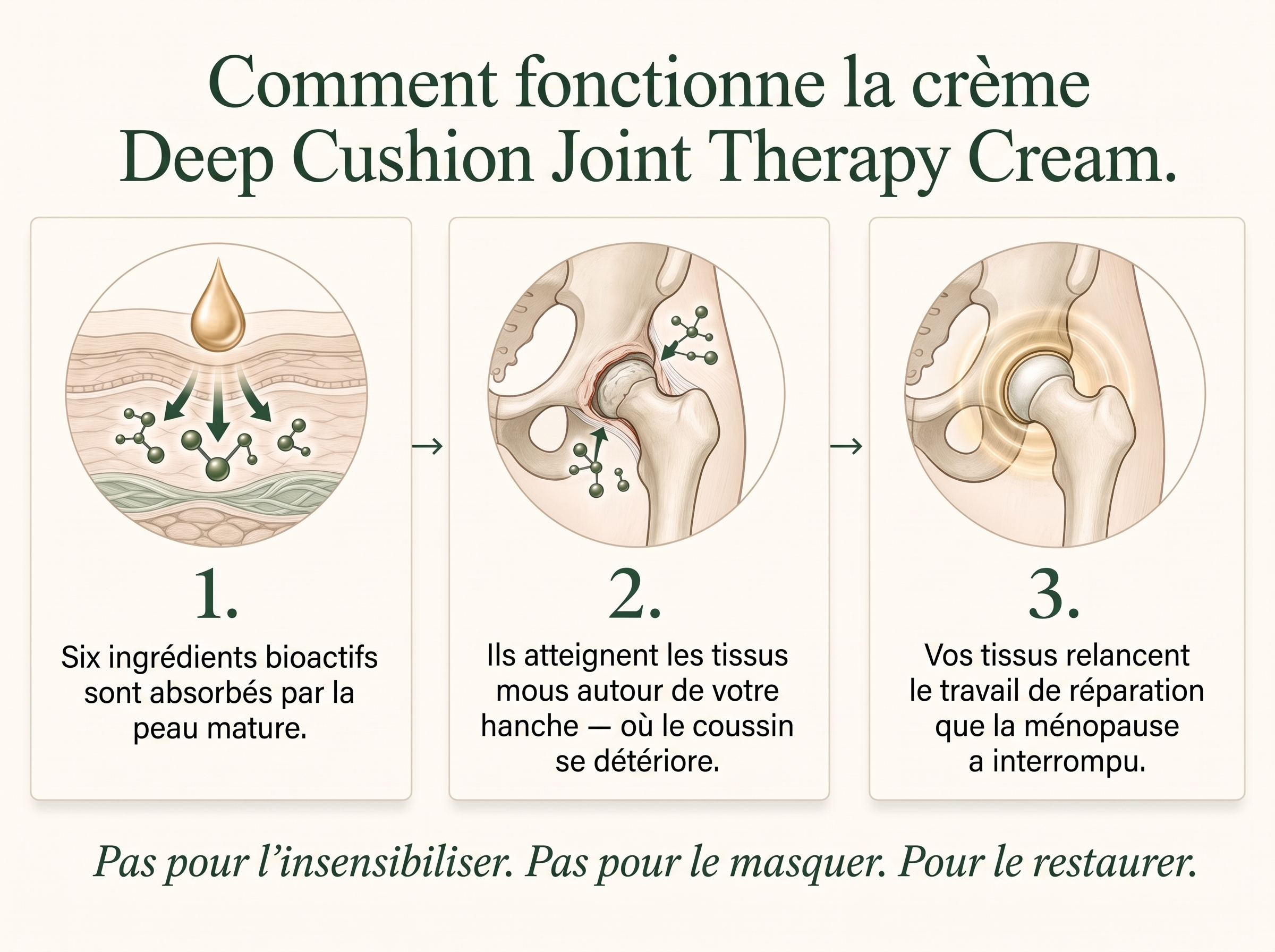 Vepili Organics Crème Articulations Effet Coussin — Soulagement en profondeur