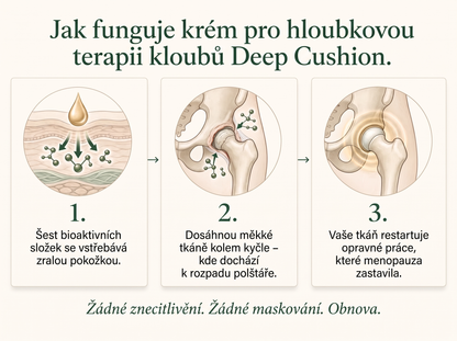 3X Vepili Organics Hloubková úleva – regenerační krém na bolavé klouby
