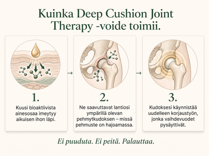 2X Vepili Organics Deep Cushion – syvävaikutteinen nivelvoide