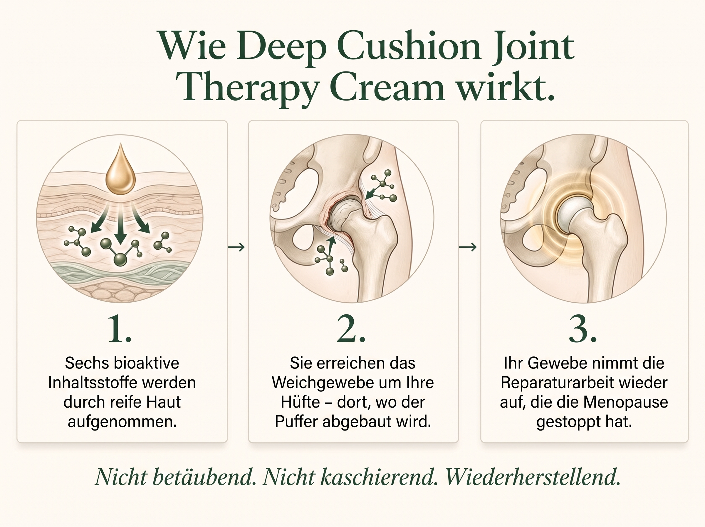 Vepili Organics Gelenk-Intensivcreme mit Tiefenpolster-Effekt