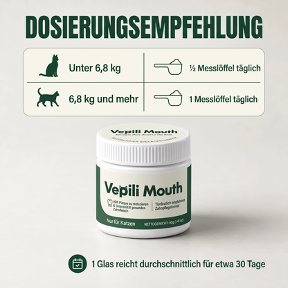 2x Vepili Maulpflege für Katzen
