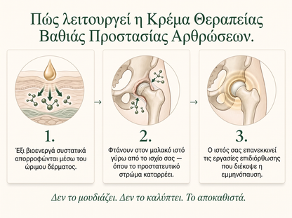 2X Vepili Organics Κρέμα Βαθιάς Ανακούφισης για τις Αρθρώσεις