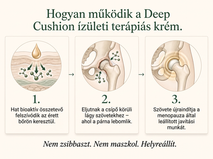 3X Vepili Organics Mélyhatású ízületápoló krém – párnázó komfort a fájó ízületeknek