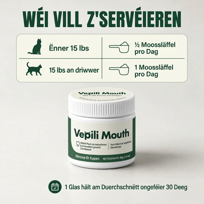 3x Vepili Maulpflege für Katzen