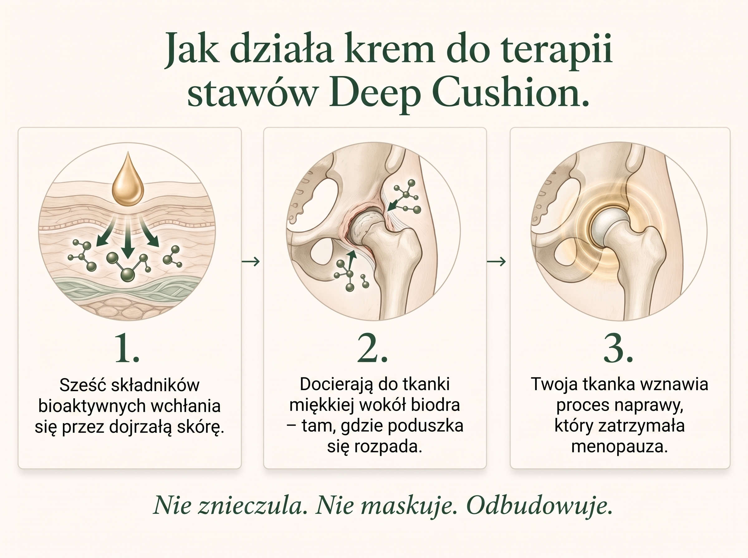Vepili Organics Deep Cushion – krem na bóle stawów, głęboka ulga i regeneracja