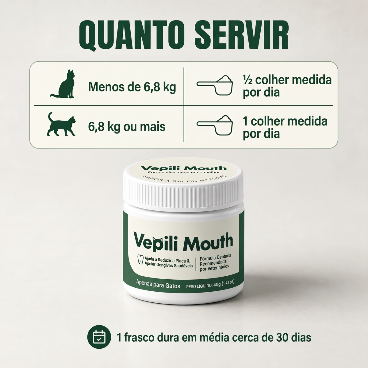 3x Vepili Higiene Oral para Gatos