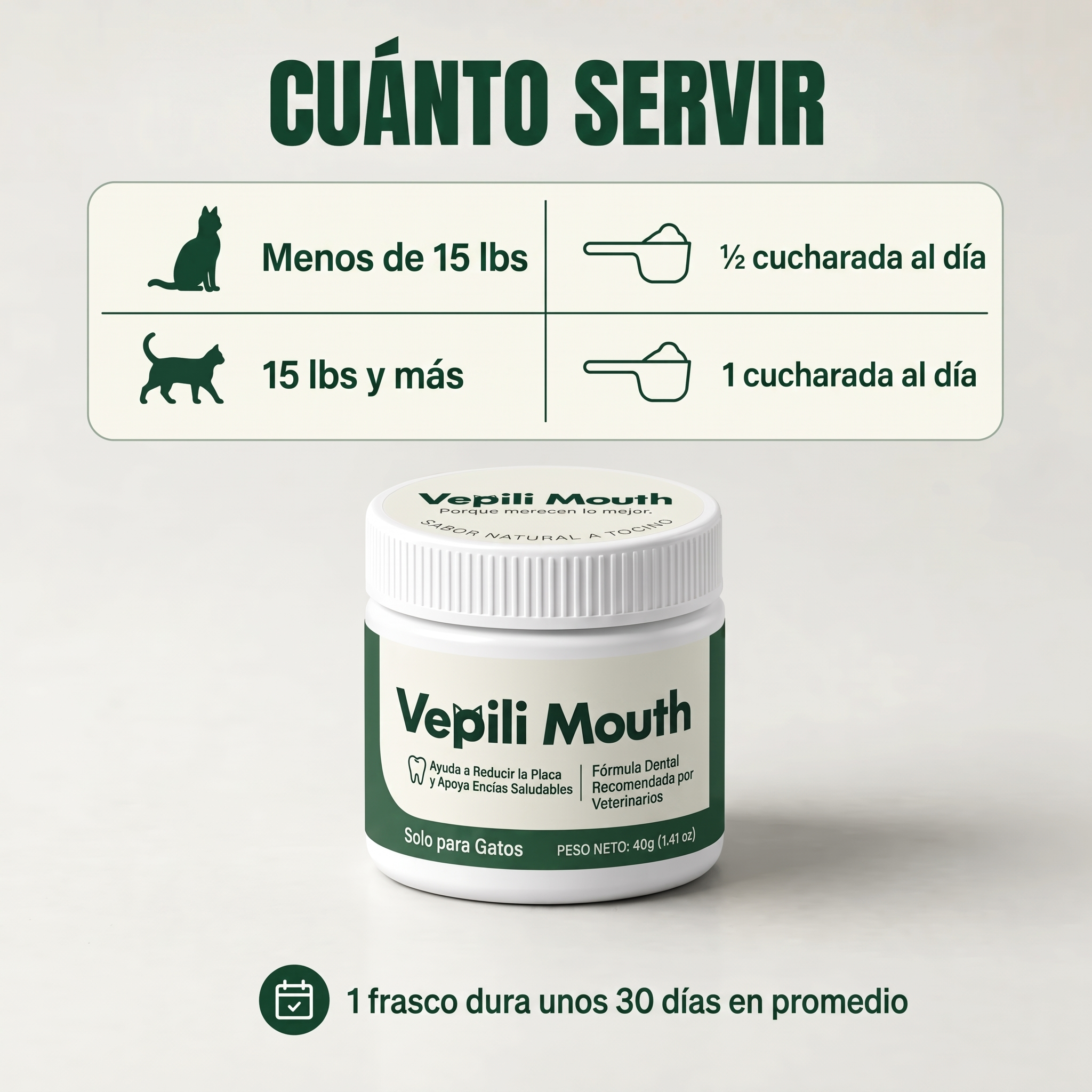 Vepili Cuidado Bucal para Gatos