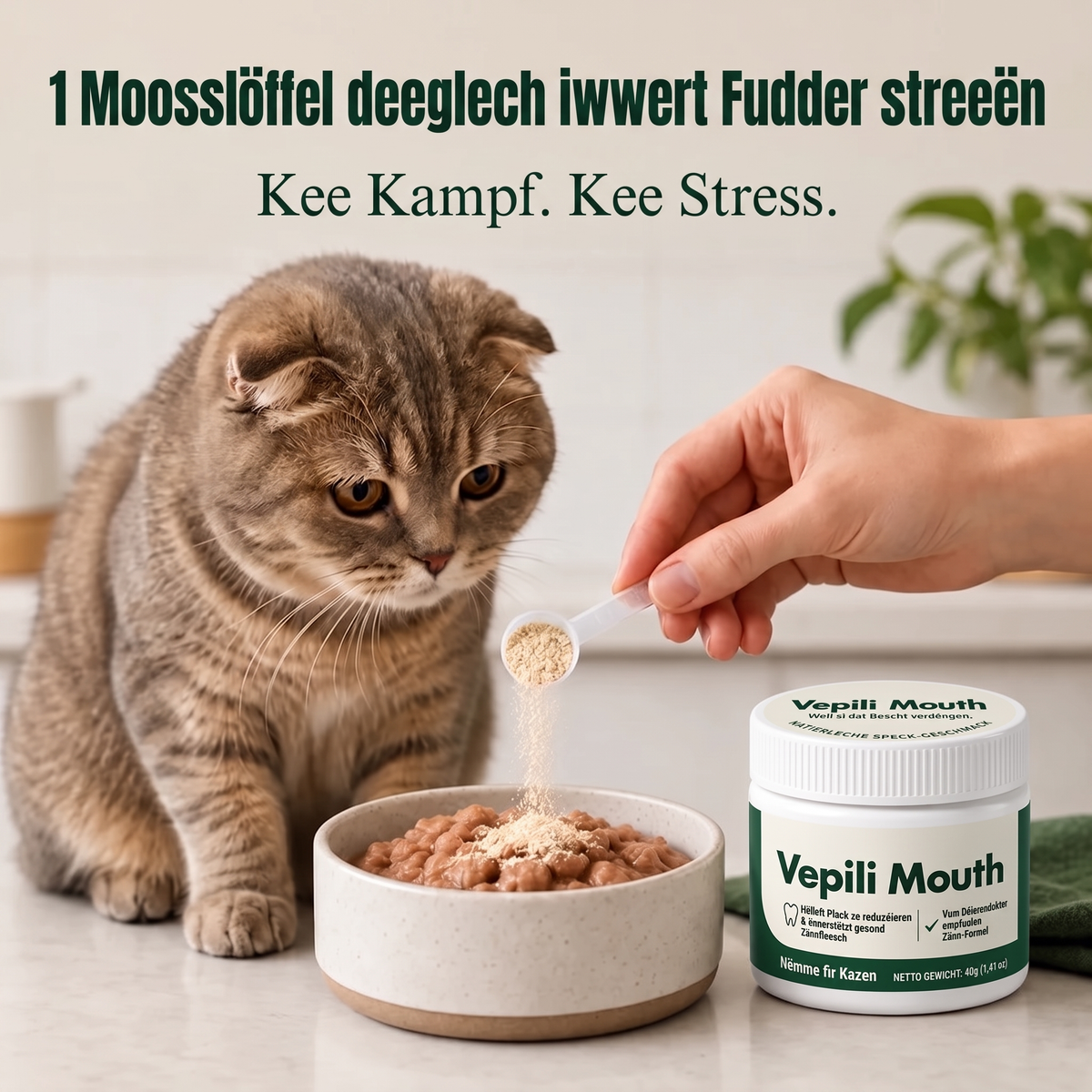 3x Vepili Maulpflege für Katzen