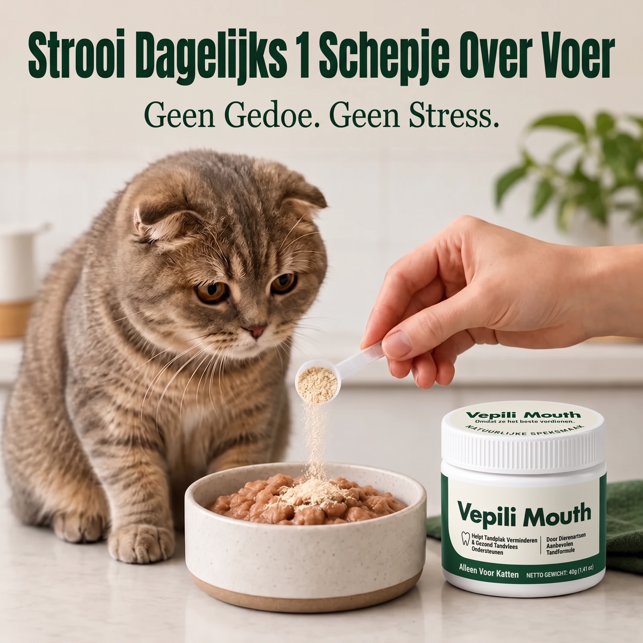 Vepili Mondzorg voor Katten – Schoon Gebit & Frisse Adem