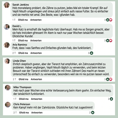 2x Vepili Zahn- & Mundpflege für Katzen