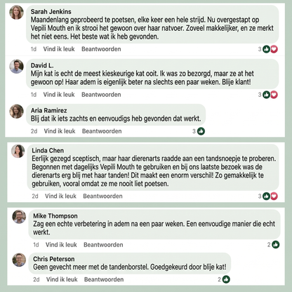 2x Vepili Mondzorg voor Katten