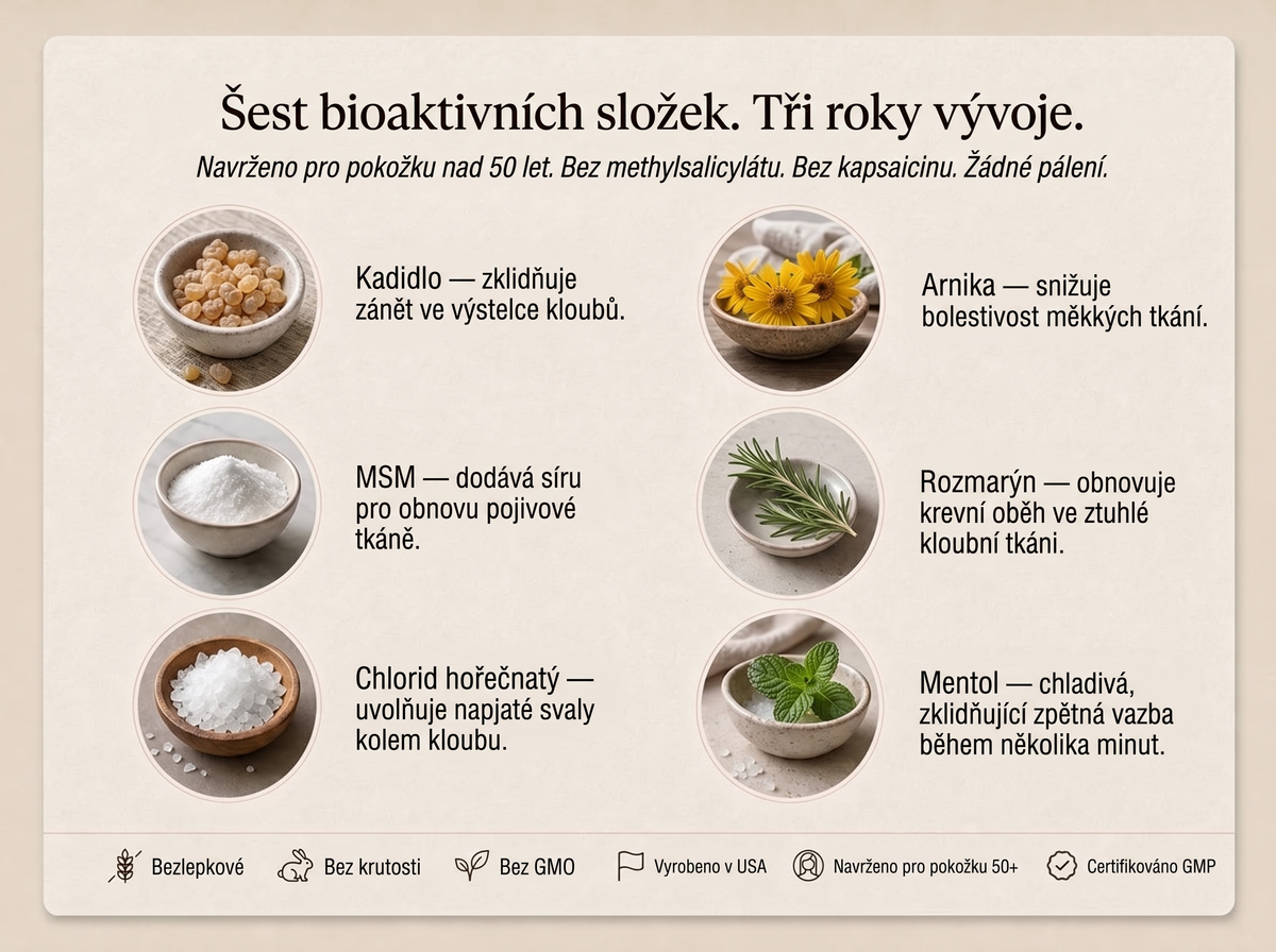 3X Vepili Organics Hloubková úleva – regenerační krém na bolavé klouby