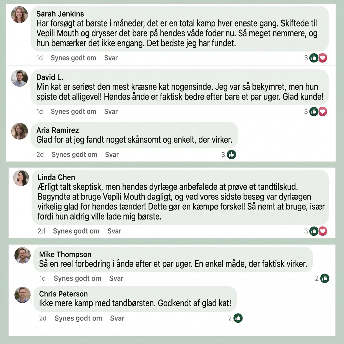 2x Vepili Mundpleje til Katte – Frisk Ånde og Sunde Tænder