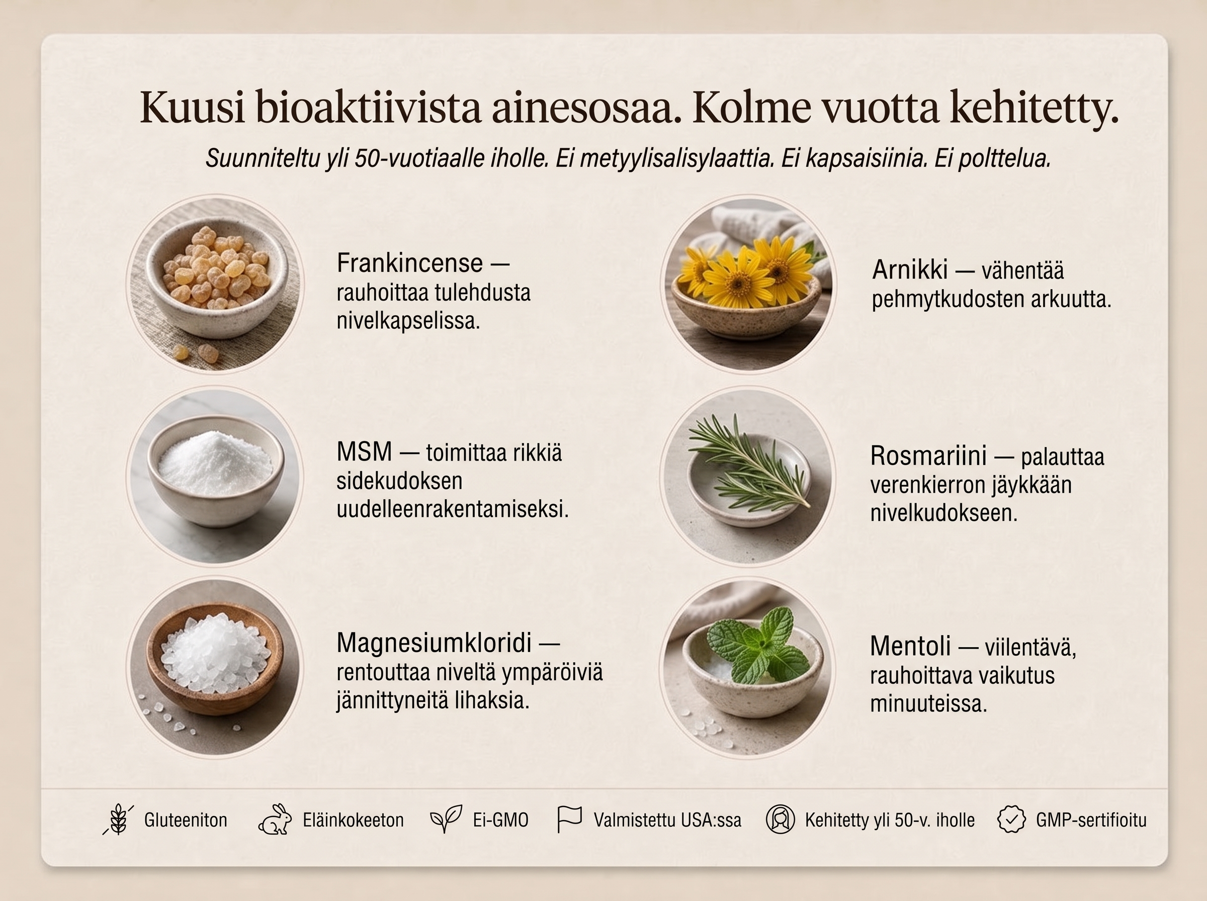 Vepili Organics Deep Cushion – syvävaikutteinen nivelvoide