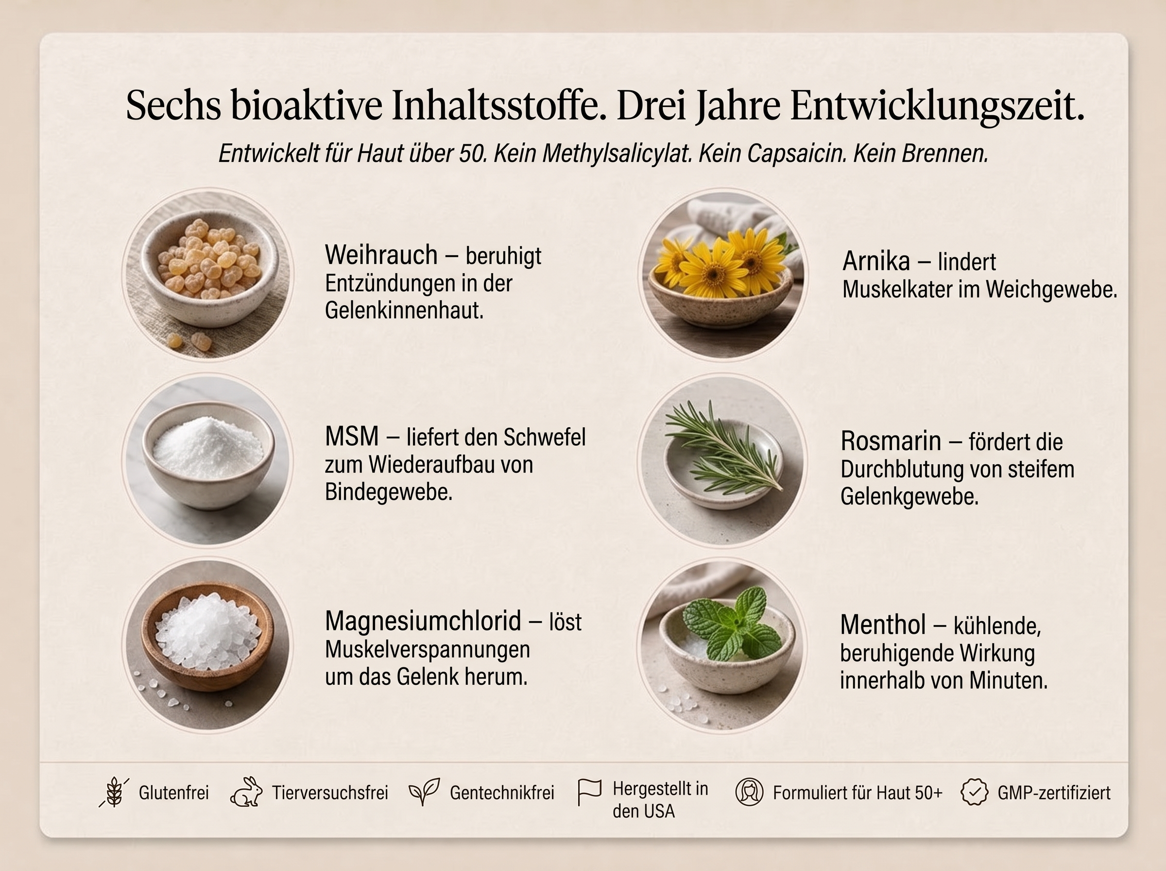 Vepili Organics Gelenk-Intensivcreme mit Tiefenpolster-Effekt