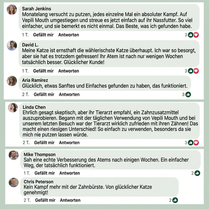 2x Vepili Maulpflege für Katzen