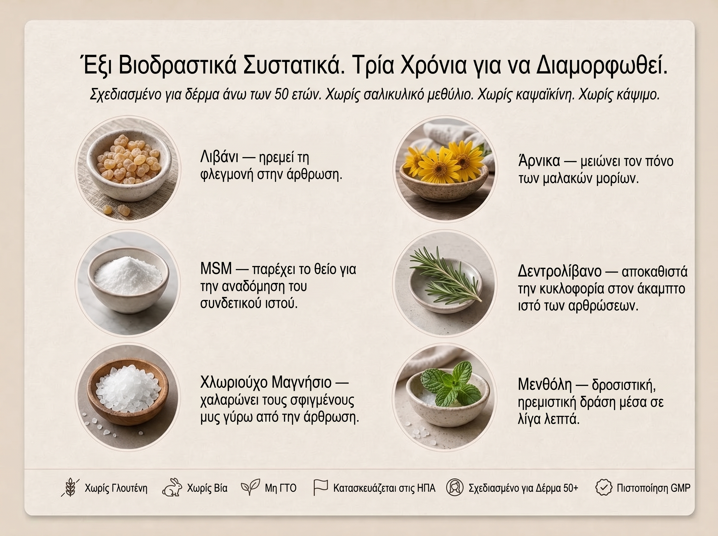 Vepili Organics Κρέμα Βαθιάς Ανακούφισης για τις Αρθρώσεις