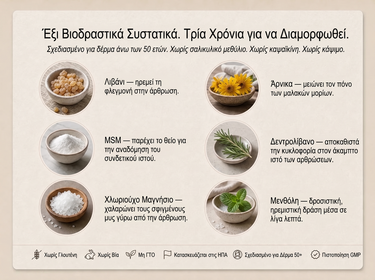 2X Vepili Organics Κρέμα Βαθιάς Ανακούφισης για τις Αρθρώσεις