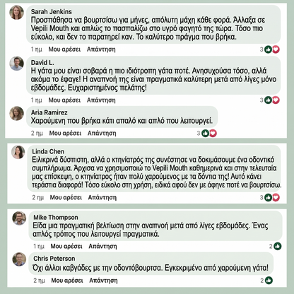 2x Vepili Στοματική Φροντίδα για Γάτες