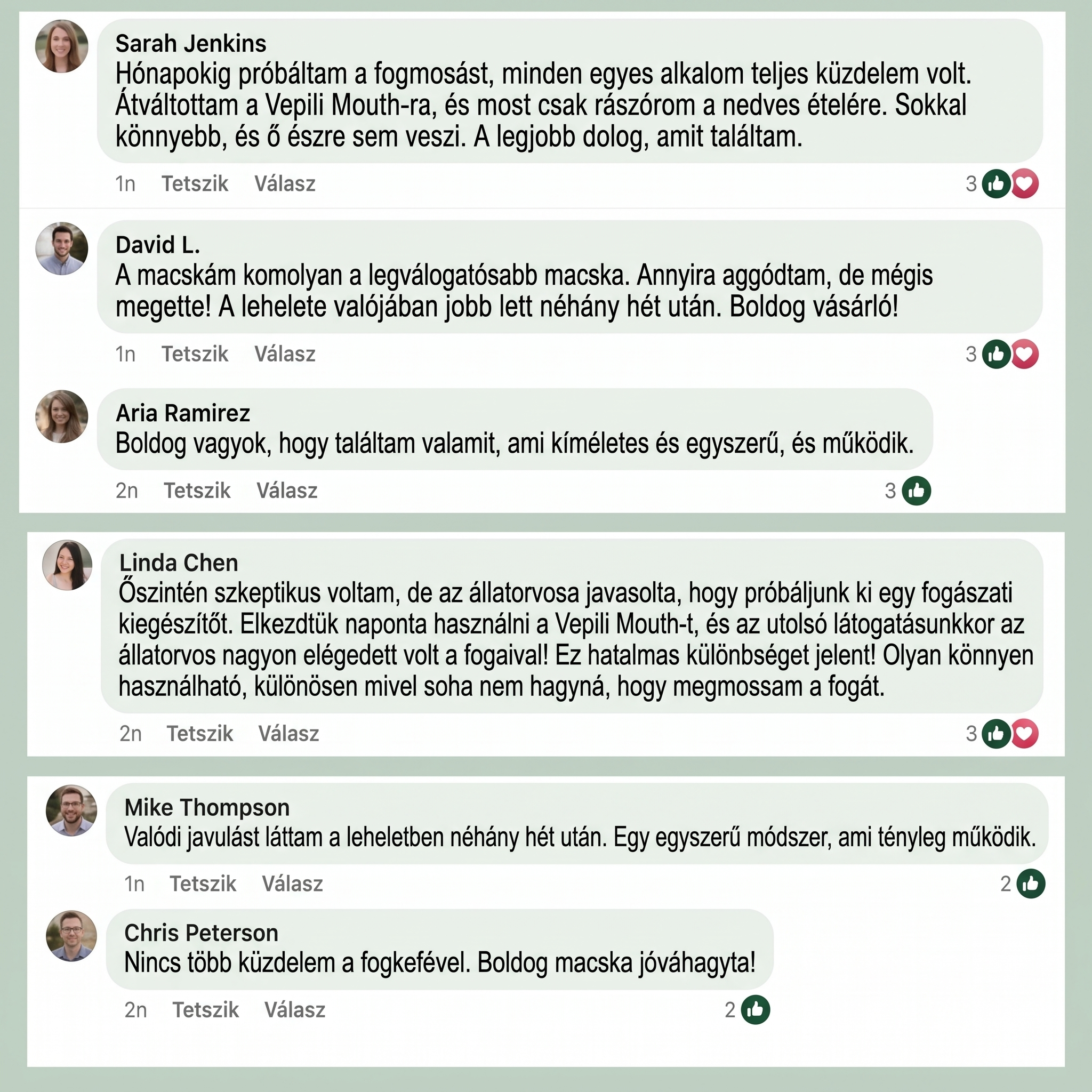 Vepili szájápoló macskáknak – friss lélegzet, tiszta fogak