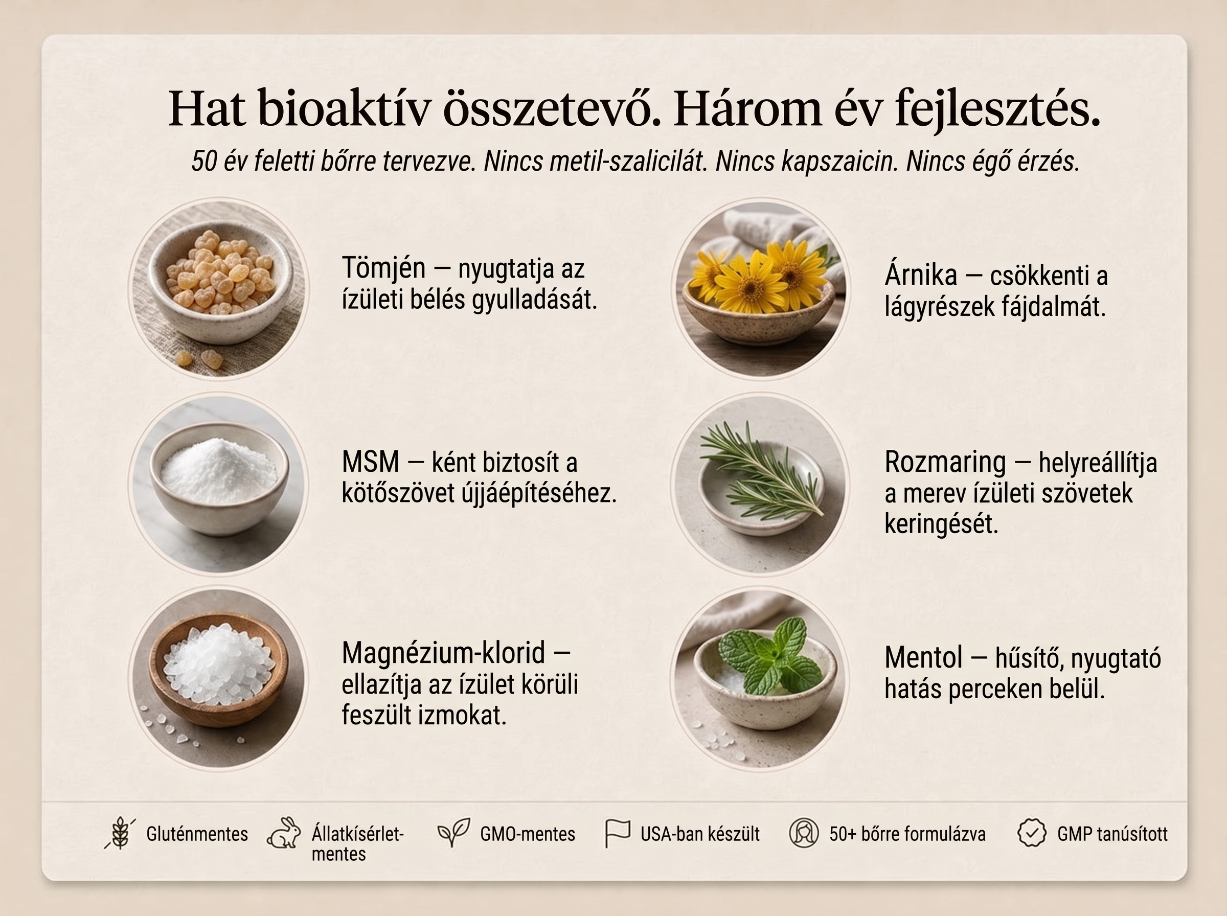 Vepili Organics Mélyhatású ízületápoló krém – párnázó komfort a fájó ízületeknek