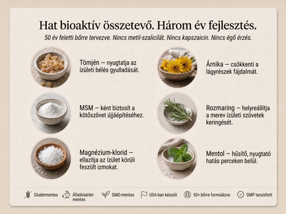 3X Vepili Organics Mélyhatású ízületápoló krém – párnázó komfort a fájó ízületeknek
