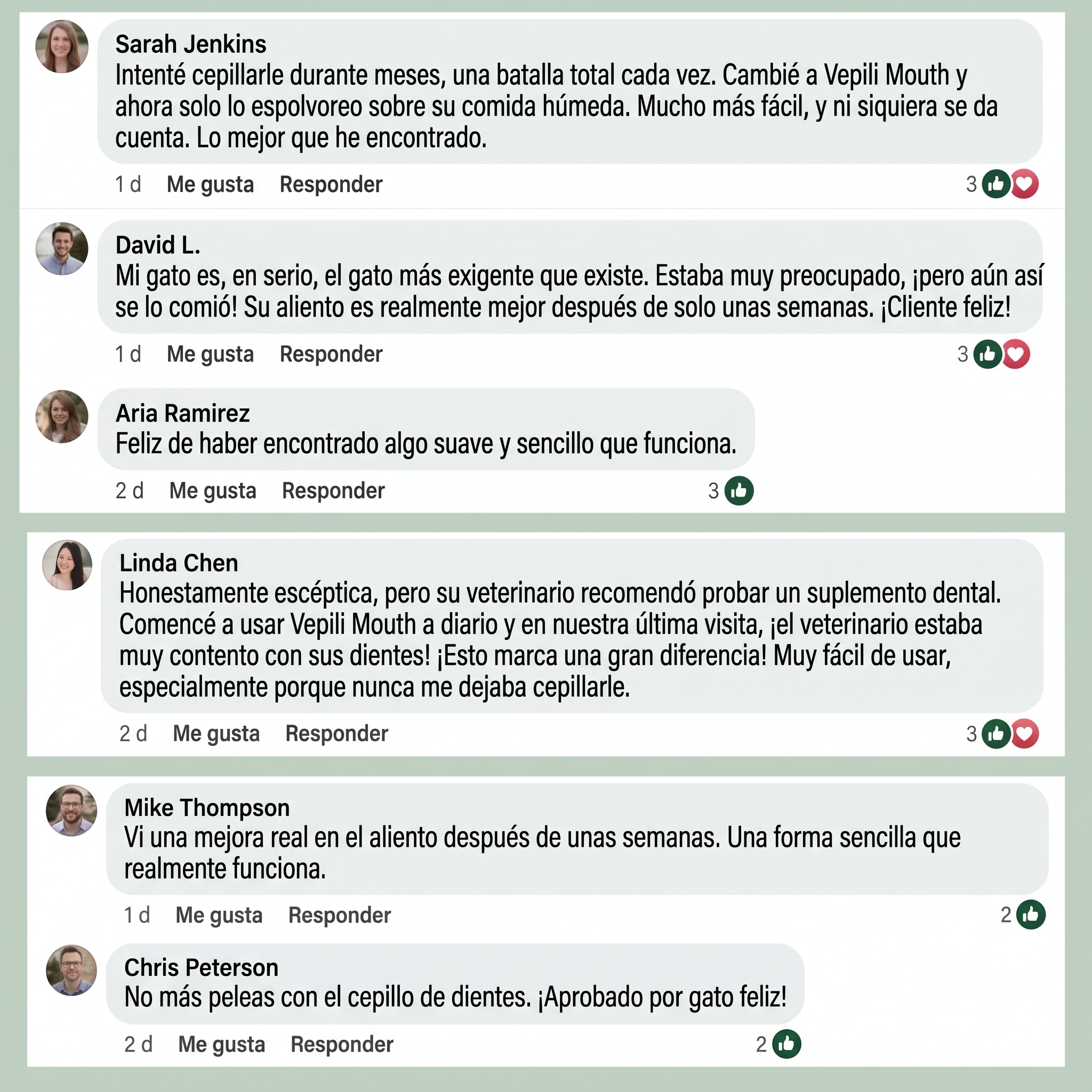 Vepili Higiene Bucal para Gatos – Dientes Limpios y Aliento Fresco