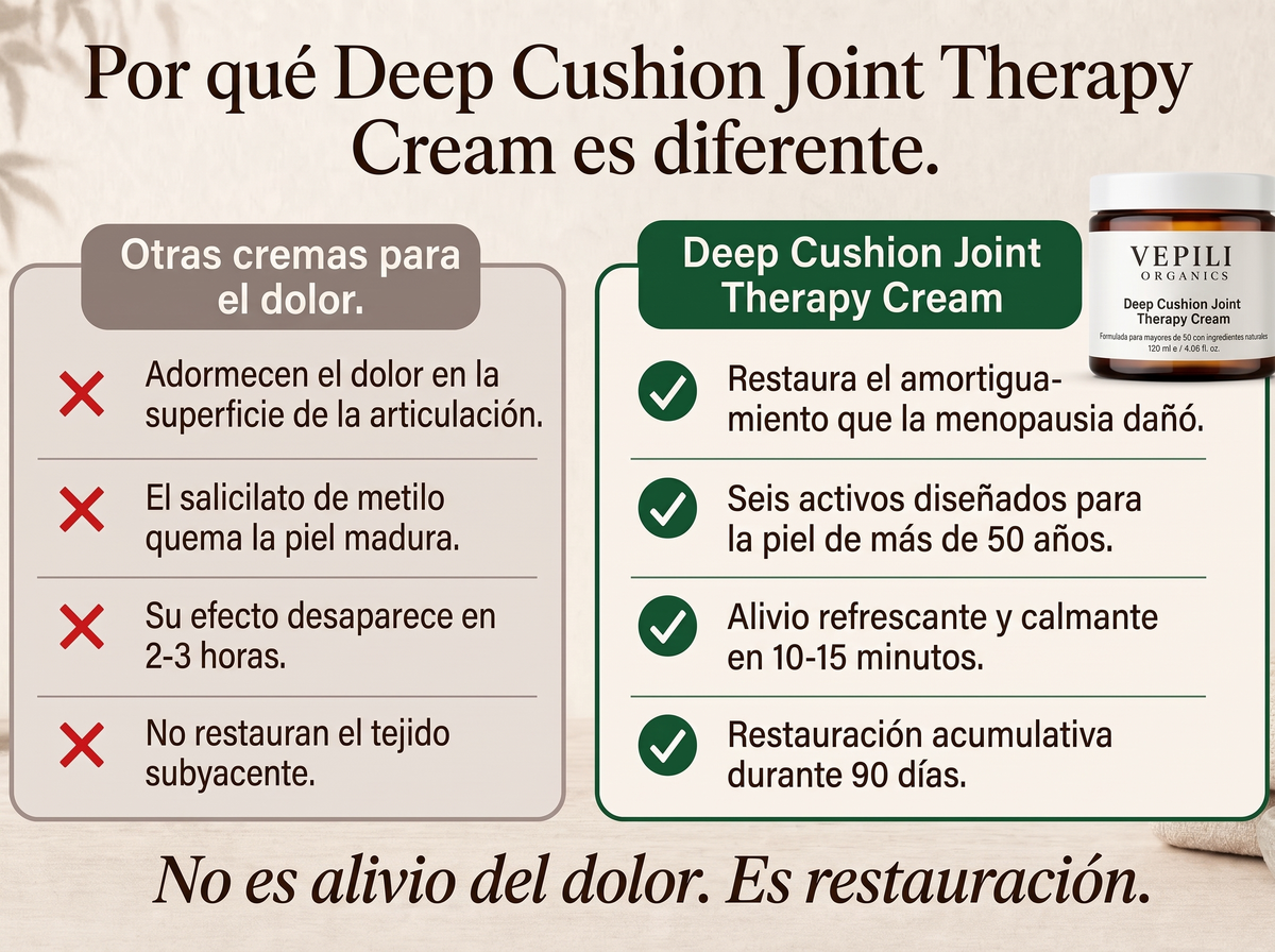3X Vepili Organics Crema Terapéutica para Articulaciones – Amortiguación Profunda