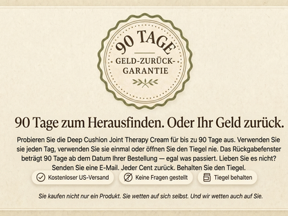 2X Vepili Organics Deep Cushion Gelenkcreme – Intensivpflege für bewegliche Gelenke