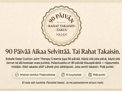 2X Vepili Organics Deep Cushion – syvävaikutteinen nivelvoide
